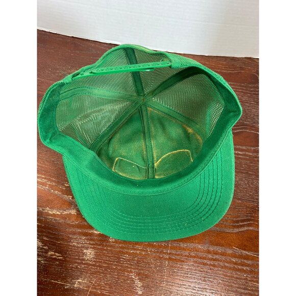 Vintage Mylar By DuPont Green Snapback Trucker Hat X3 - Picture 3 of 4